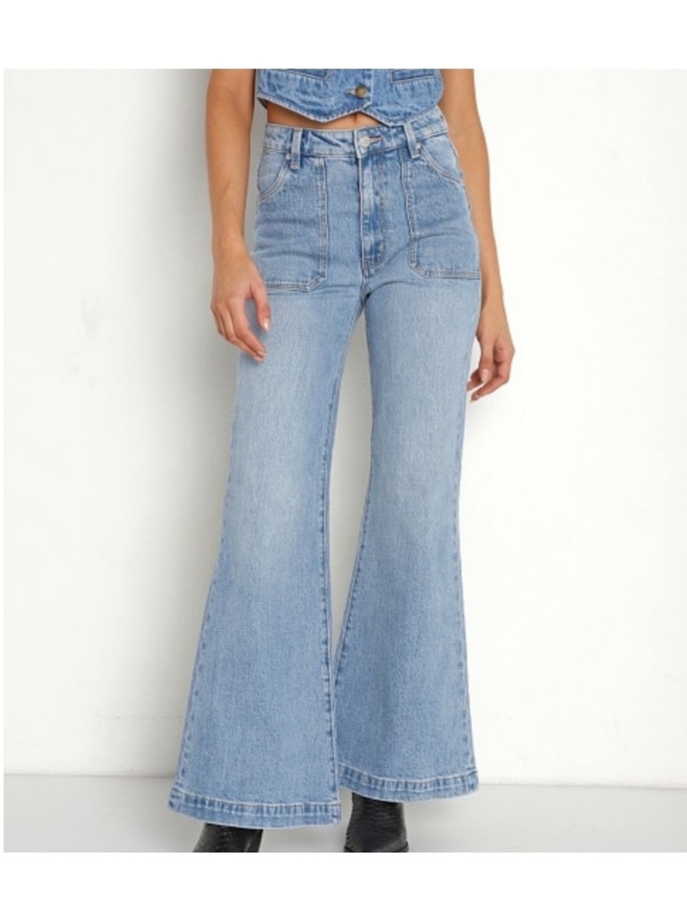 Rollas east coast flare denim jeans